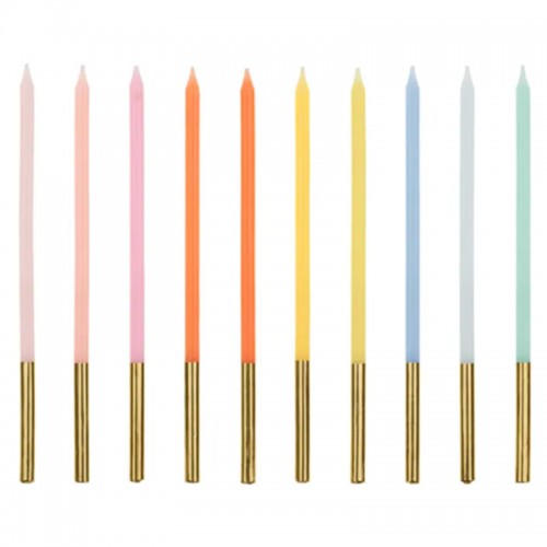 Velas Cores Pastel